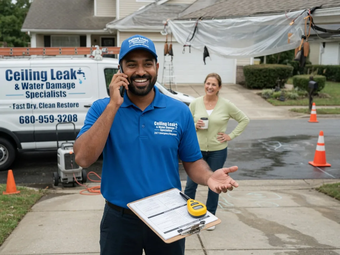 Ceiling Leak Cleanup Damon, TX FAQs